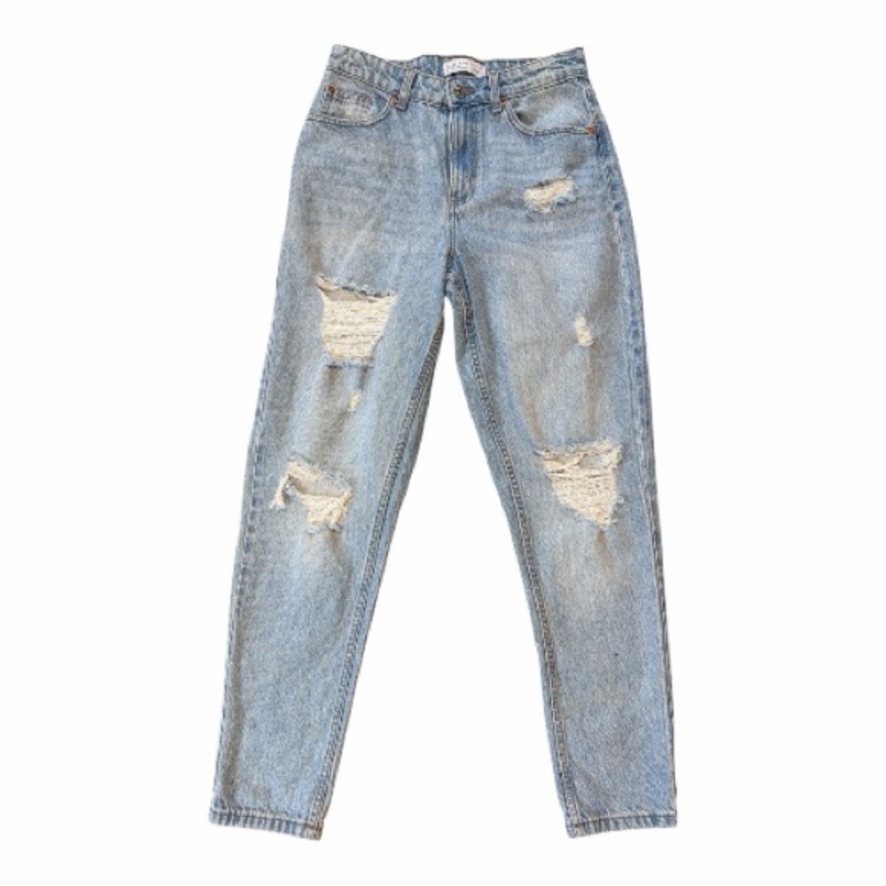 Distressed Blue Women's Jeans